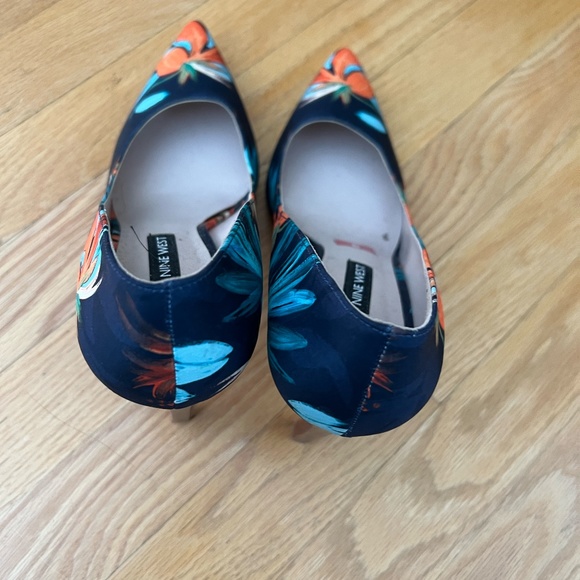 Nine West Green and Orange Pumps Size Sz 9 - Picture 4 of 7